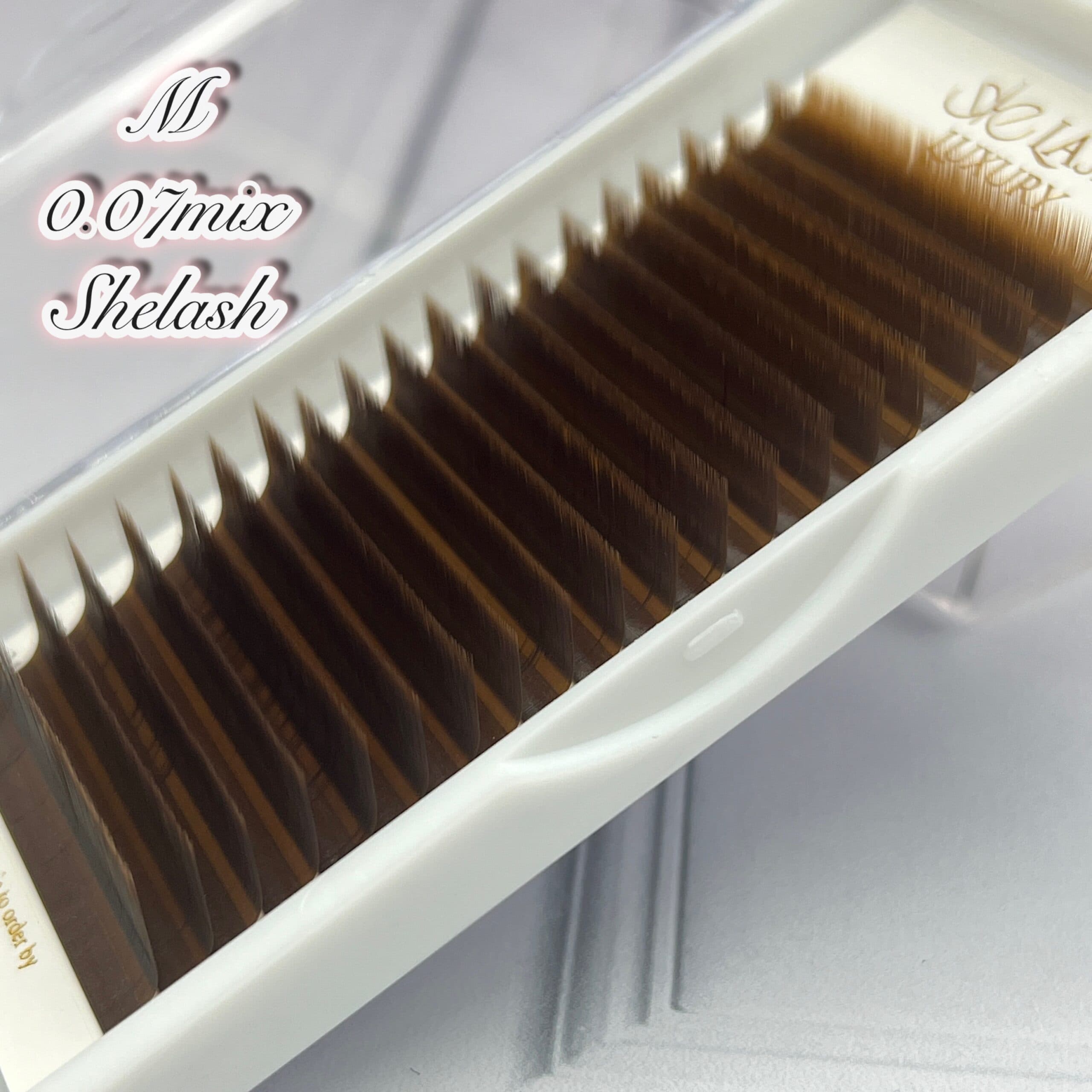 مژه 20لاین شی لش دارک برون M07mix SHE LASH