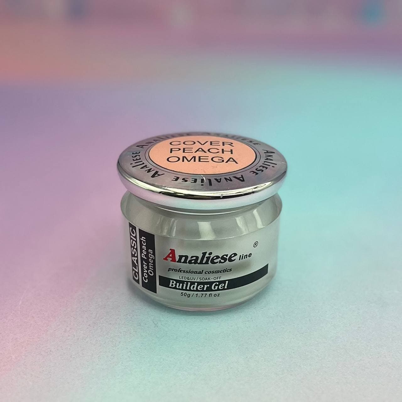 بیلدر ژل سافت آنالیز ANALESE 50G COVER PEACH OMEGA ناخن