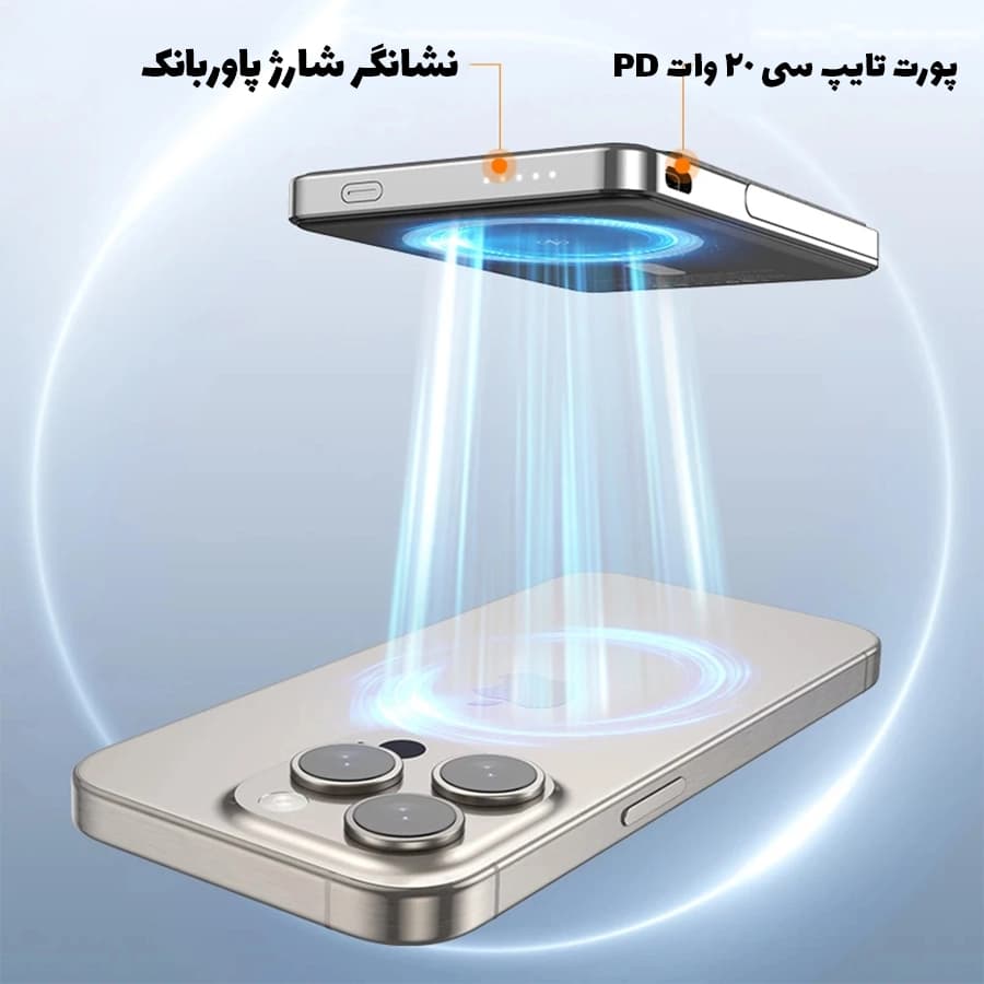 پاوربانک گرین لاین مدل Moreno 5000mAh — تصویر ۵