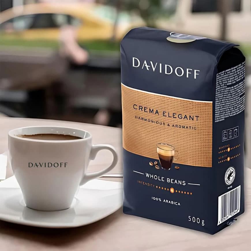 دان قهوه دیویدوف مدل کرما الگانت 500 گرمی | Davidoff crema elegant — تصویر ۲