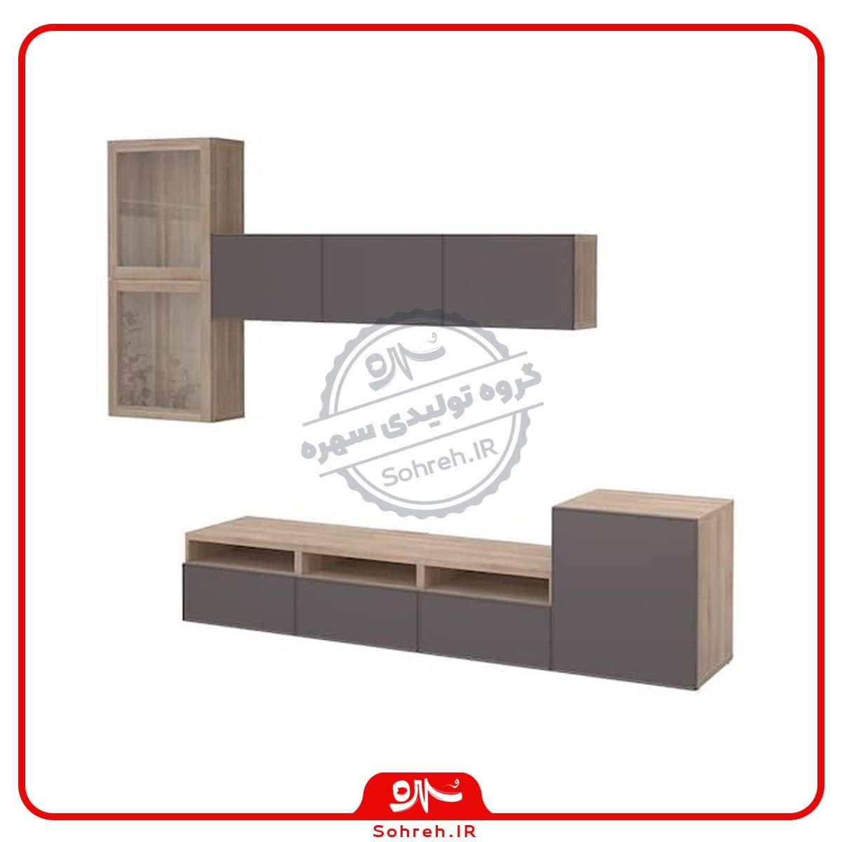 ست میز تلویزیون مدل SO21194 — تصویر ۳