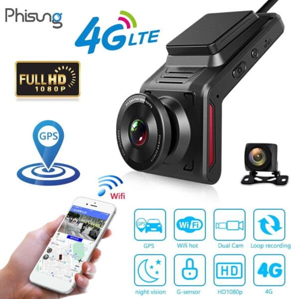 دوربین خودرو سیم کارت خور K18 — تصویر ۴