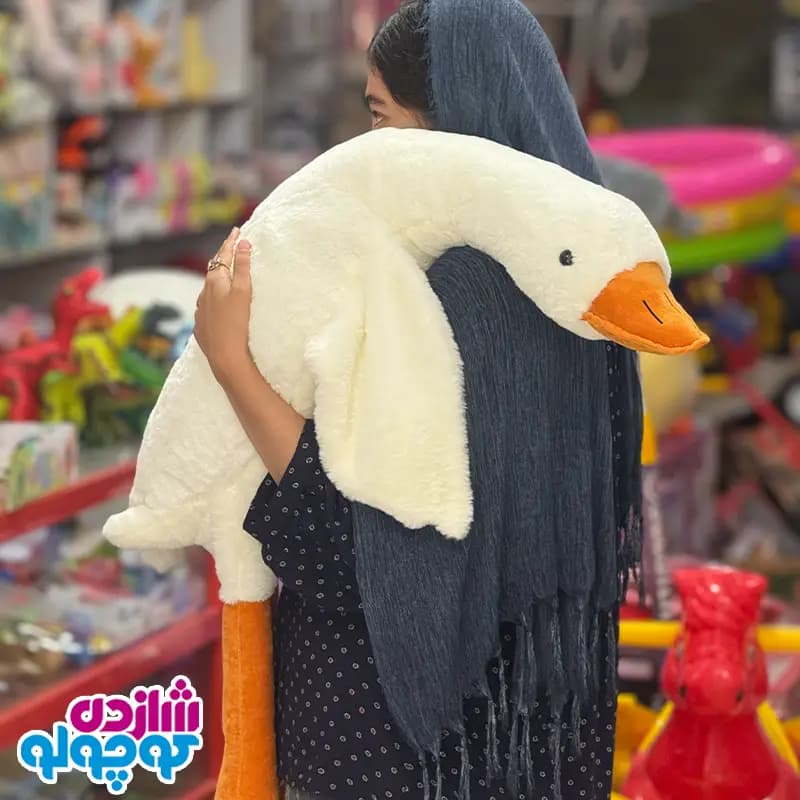 عروسک غاز خوابیده بالشتی — تصویر ۴