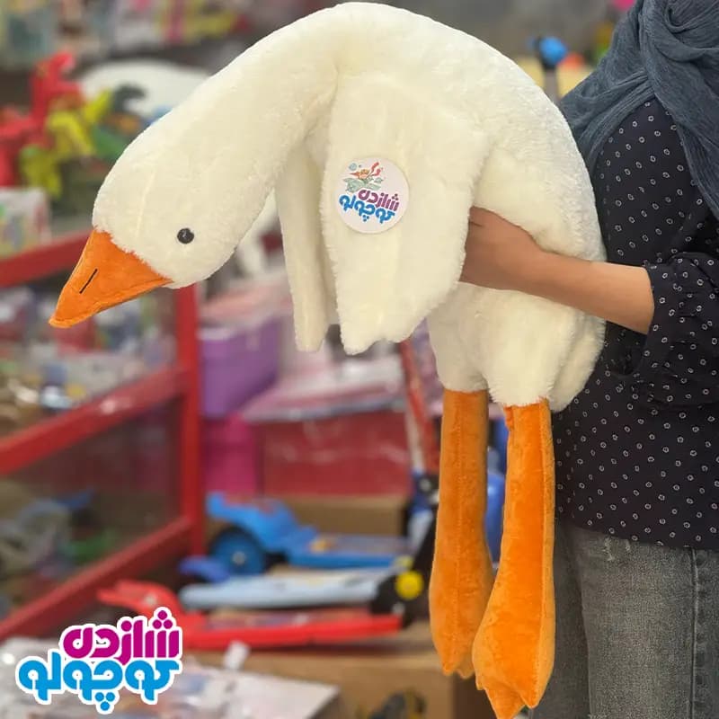 عروسک غاز خوابیده بالشتی — تصویر ۷