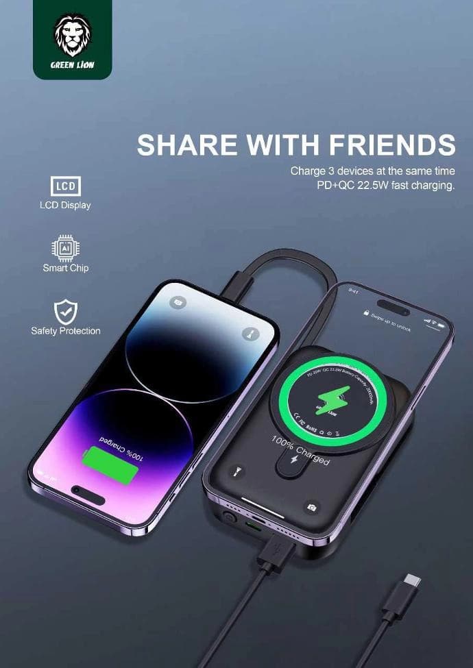 پاوربانک ۲۰۰۰۰ میلی آمپر موناکو گرین لاین Monaco 20000mAh Powerbank — تصویر ۶