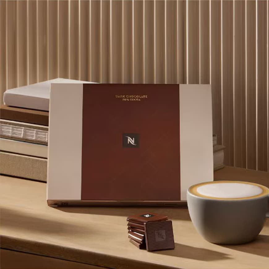 شکلات تلخ نسپرسو با %70 کاکائو (40 تکه) | Nespresso dark chocolate — تصویر ۲