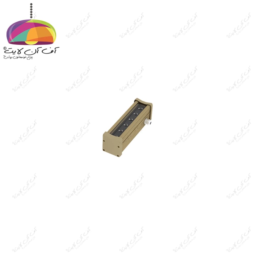 چراغ وال واشر 12 وات 20 سانتی متر RGB مدل آذرخش 4 گلنور