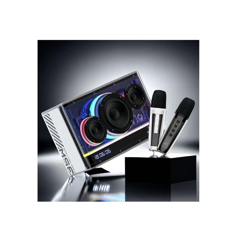 اسپیکر بلوتوثی پرتابل Karaoke مدل JK-06 — تصویر ۲
