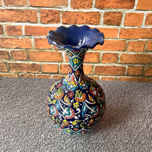 گلدان میناکاری کد 401 — تصویر ۲
