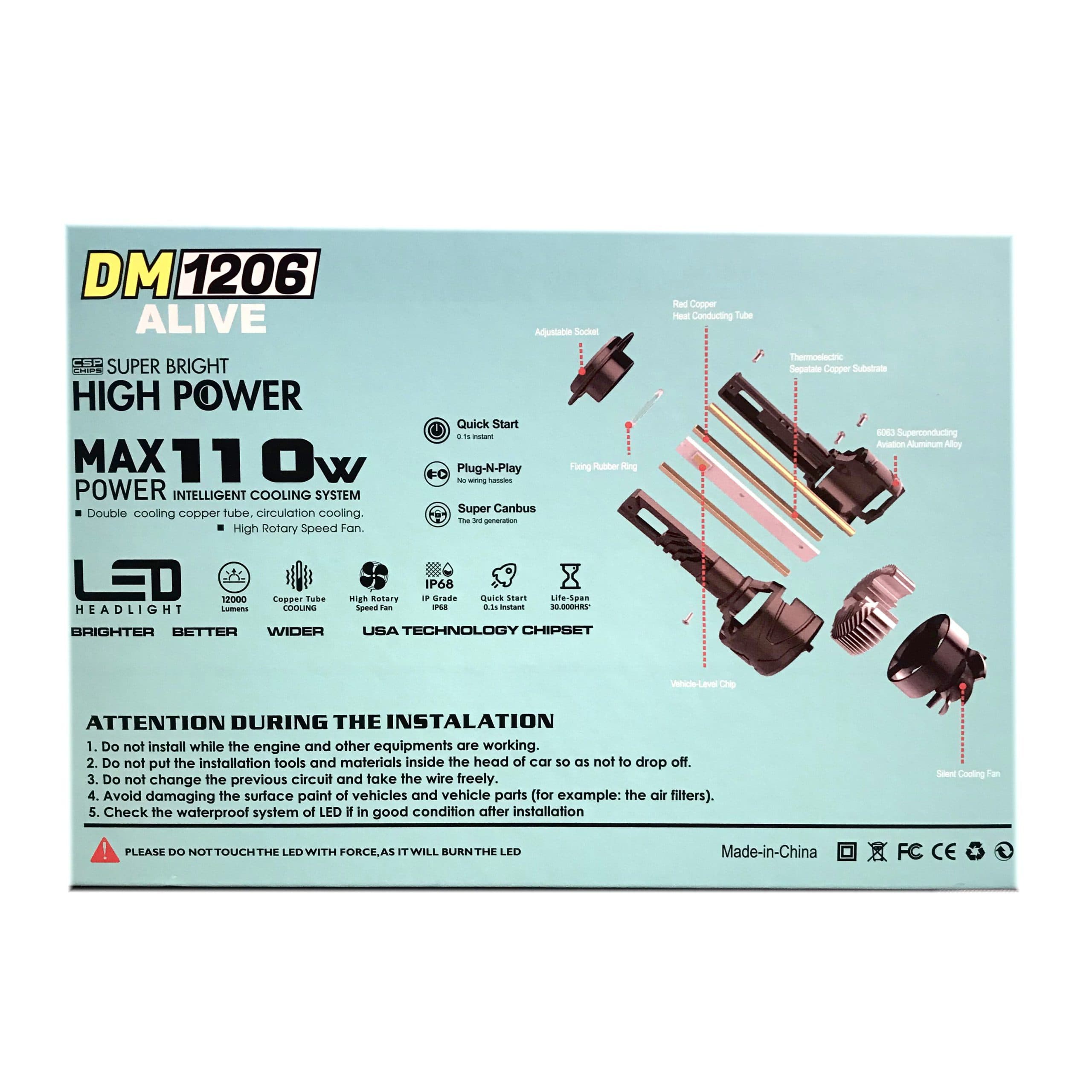 لامپ هدلایت خودرو الایو ALIVE G12 H1 — تصویر ۲