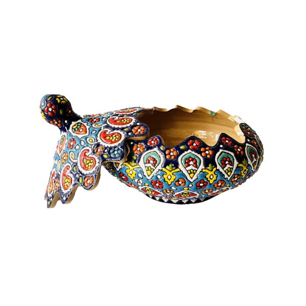 شکلات خوری پازلی میناکاری روی سفال کد 403 — تصویر ۲