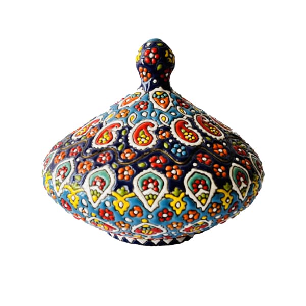 شکلات خوری پازلی میناکاری روی سفال کد 403