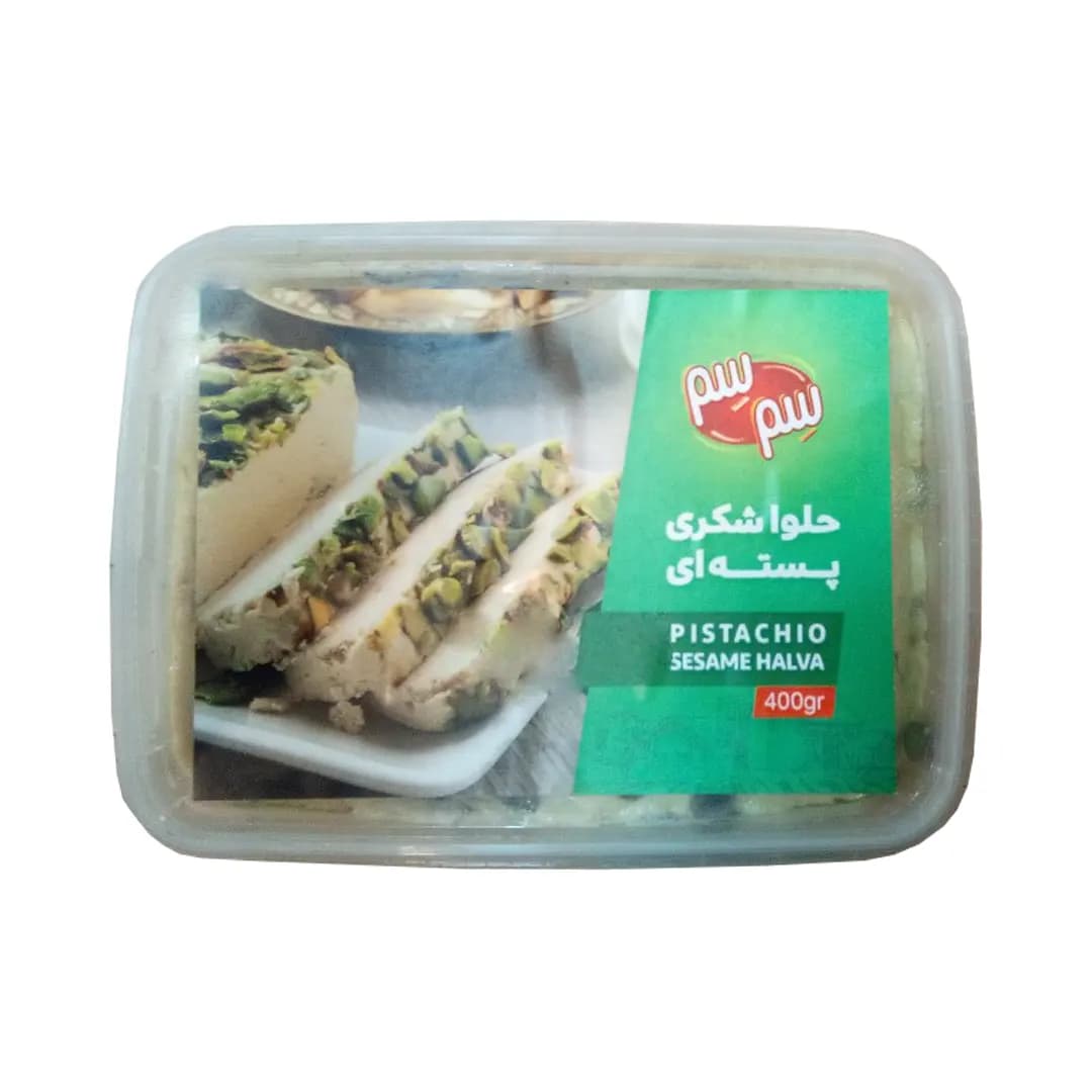 حلوا شکری پسته ای سم سم 400 گرم