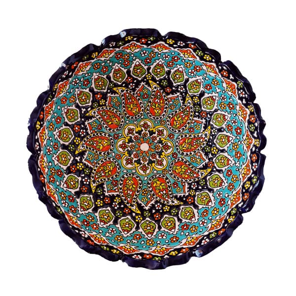 میوه خوری میناکاری روی سفال — تصویر ۳