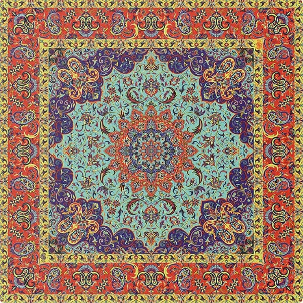 رومیزی ترمه حسینی مدل صنم