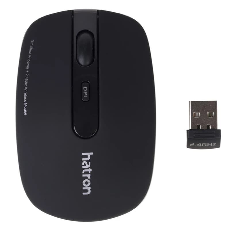 ماوس بی سیم بی صدا هترون مدل HMW112SL — تصویر ۴