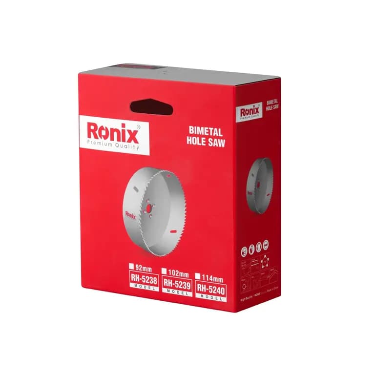 مته گرد بر فلز 114 میلیمتری رونیکس مدل RH-5240 — تصویر ۶