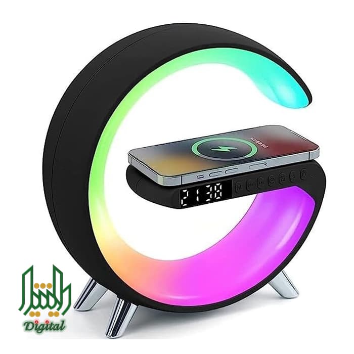 چراغ هوشمند بلوتوثی با شارژر بی‌سیم برند BeQuest — تصویر ۲