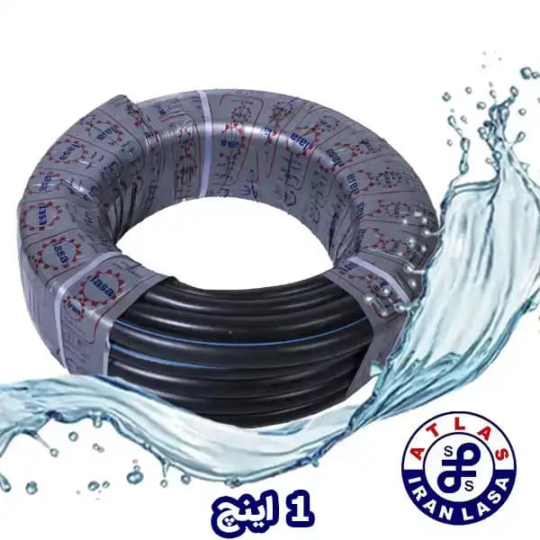 شیلنگ سایز 1 دو لایه نخدار سطح صاف ایران لاسا