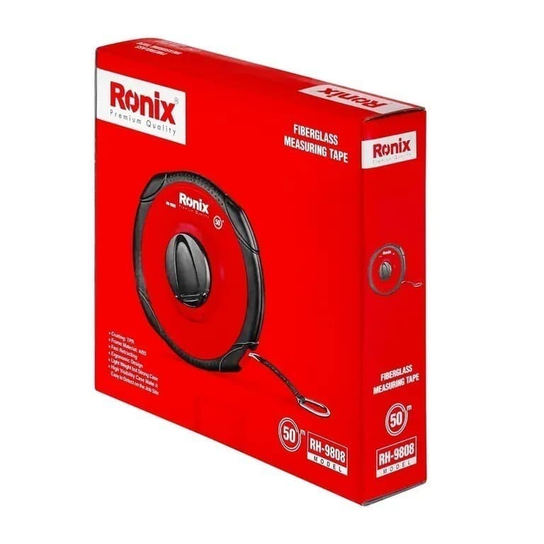 متر فایبرگلاس رونیکس 50 متری مدل RH-9808 ا Ronix Tape Measure RH-9808 — تصویر ۵