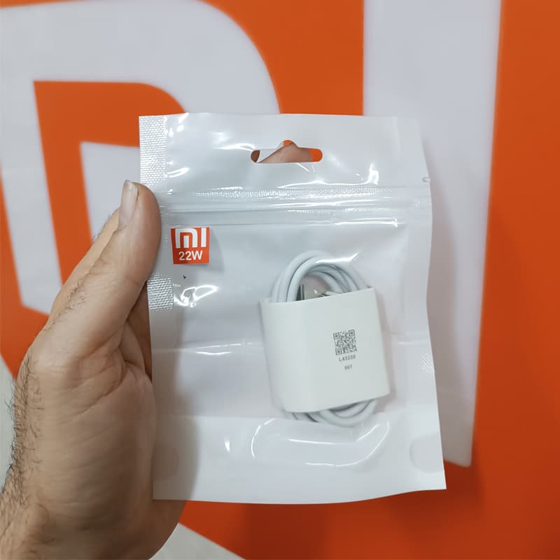 کابل شارژر اصلی 22.5 وات شیائومی مدل Redmi 9T — تصویر ۲