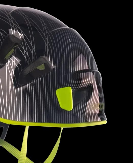 کلاه ایمنی ادلراید (مشکی-سبز) EDELRID مدل SHIELD II — تصویر ۴