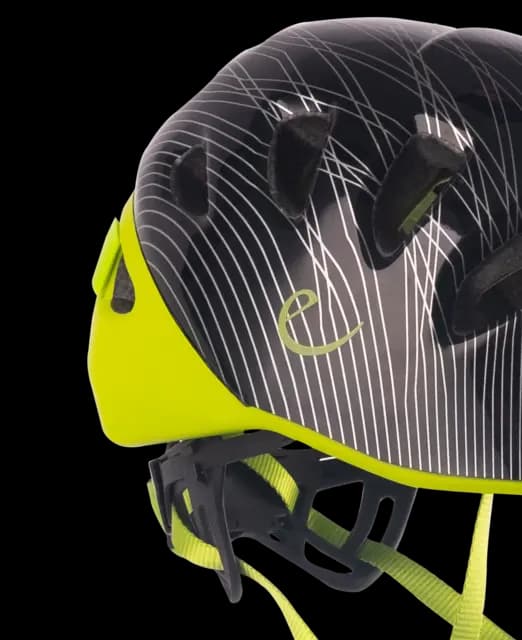 کلاه ایمنی ادلراید (مشکی-سبز) EDELRID مدل SHIELD II — تصویر ۳