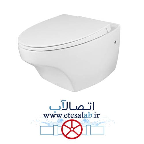 توالت فرنگی وال هنگ مروارید درجه یک مدل مگا سایز 57