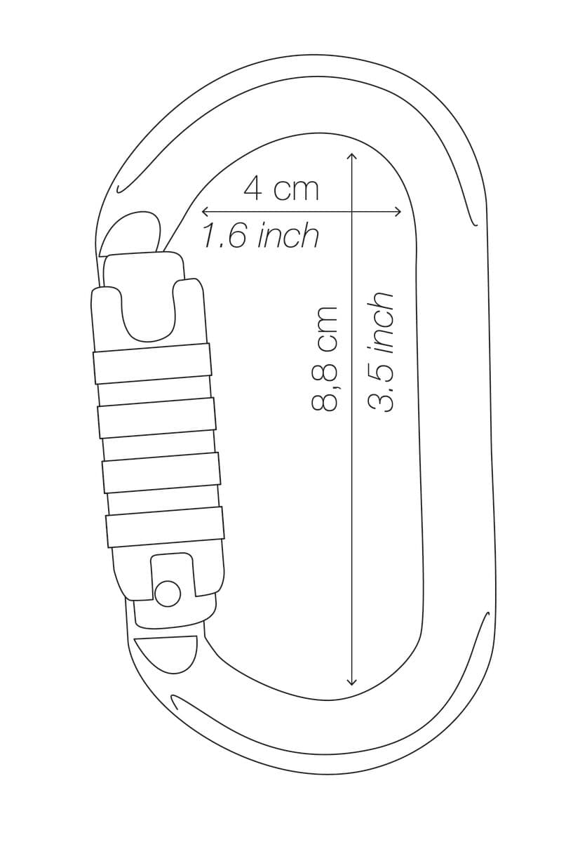 کارابین اتومات اکی پتزل Petzl Ok Triact-Lock Carabiner — تصویر ۲