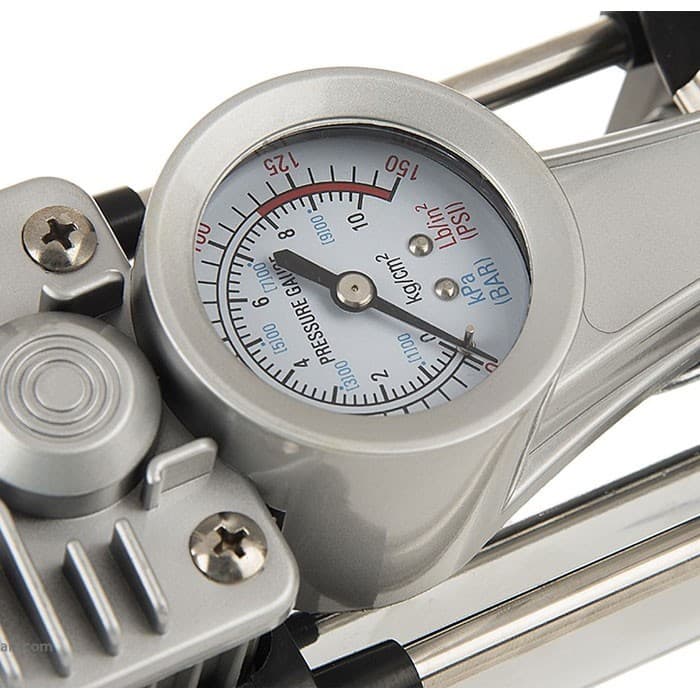 کمپرسور پمپ باد فندکی دو سیلندر به همراه ابزار Air Compressor STCO — تصویر ۷
