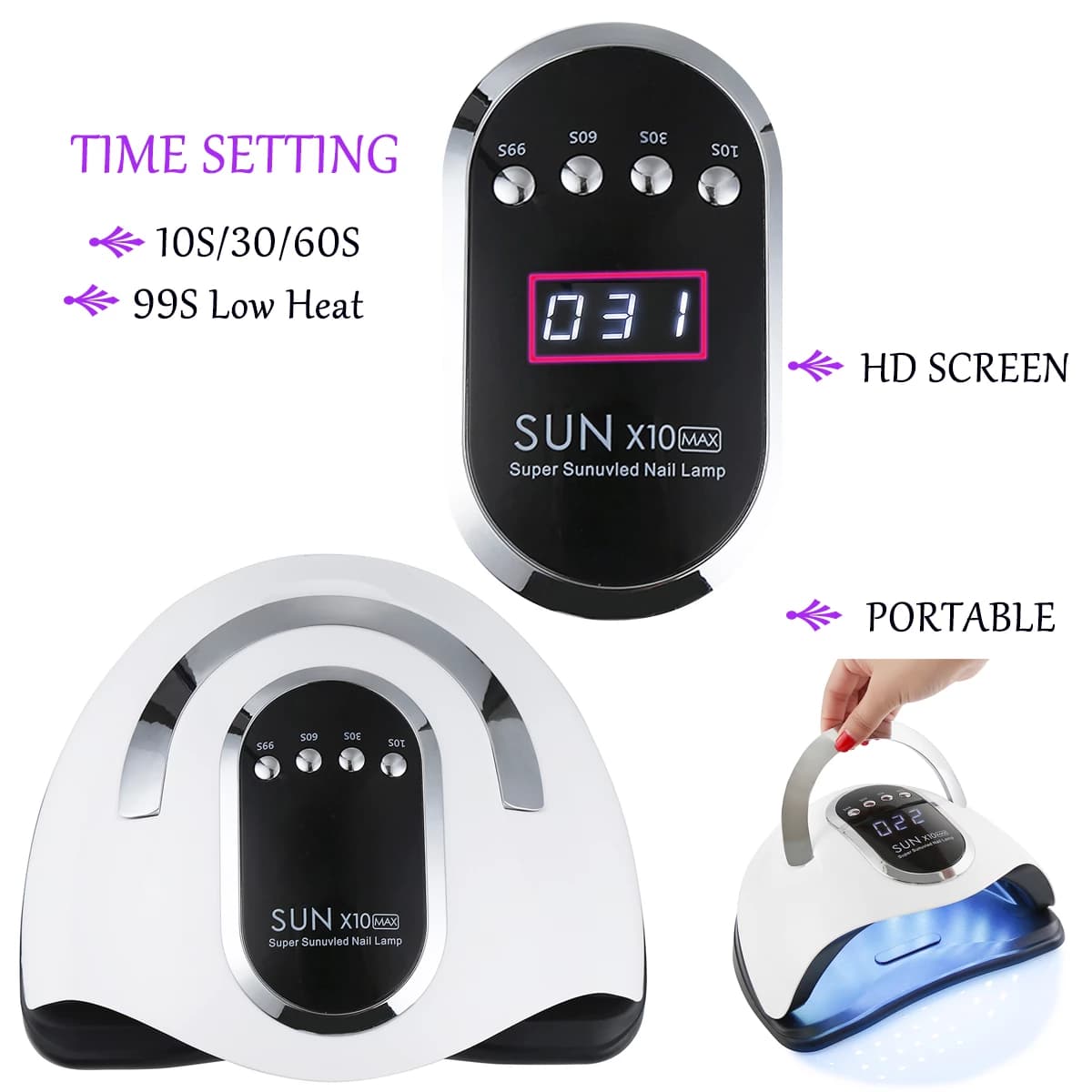 دستگاه یووی sun X 10 MAX — تصویر ۳