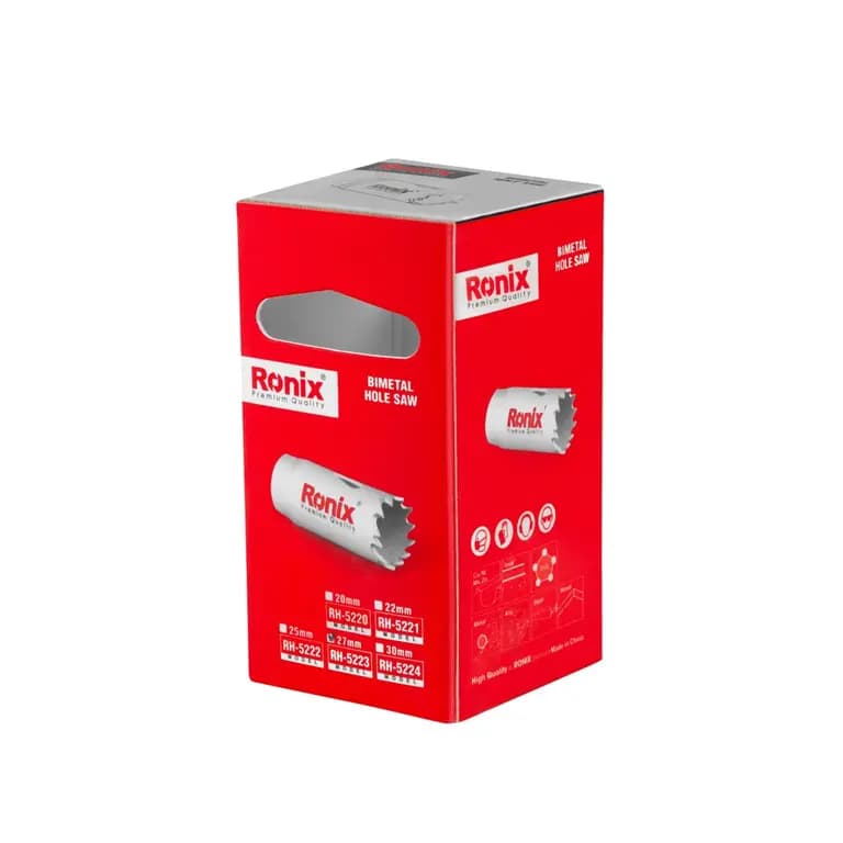مته گردبر بایمتال سایز 27 میلی متررونیکس مدل RH-5223 — تصویر ۶