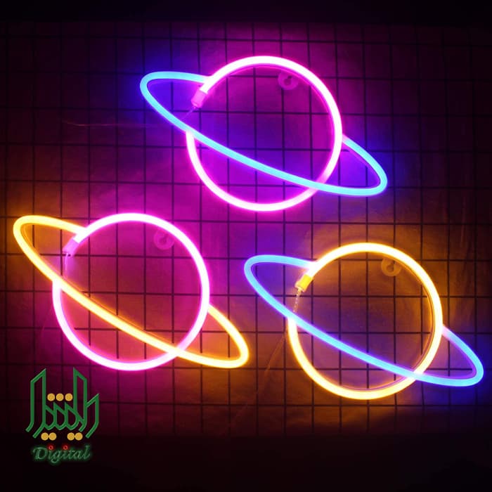 چراغ تزئینی مدل Decoration طرح سیاره نور