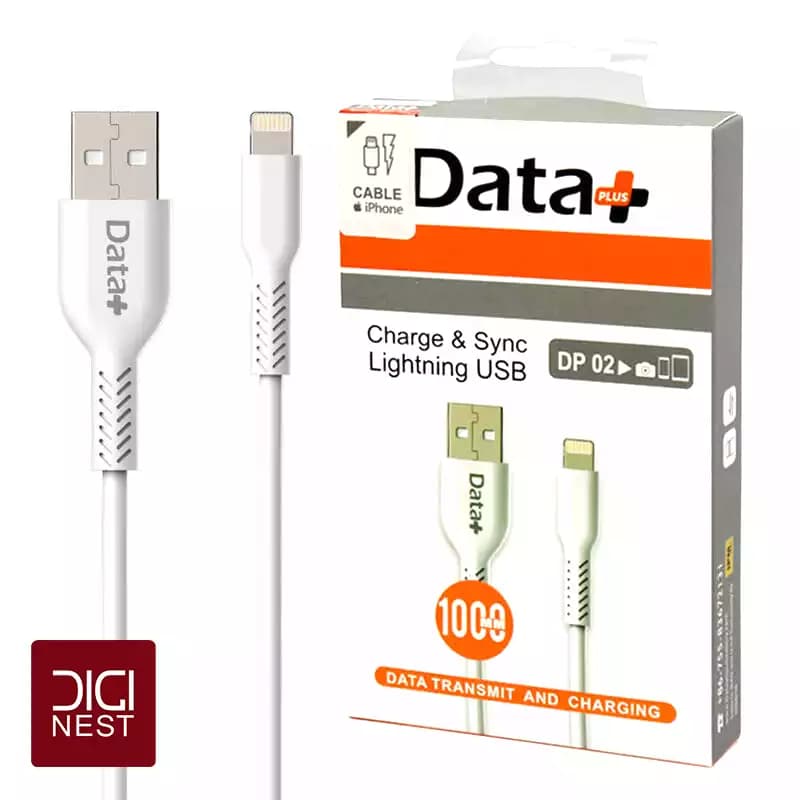 کابل تبدیل usb به لایتنینگ دیتاپلاس مدل DP02 — تصویر ۳