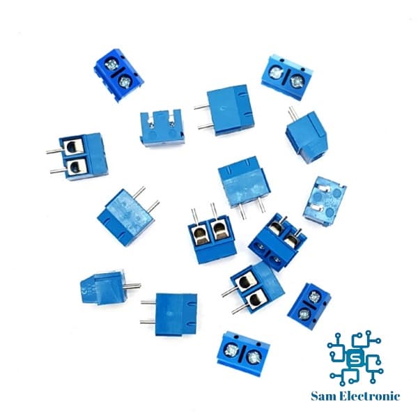 ترمینال آبی 2 پین کوچک KF301 — تصویر ۲