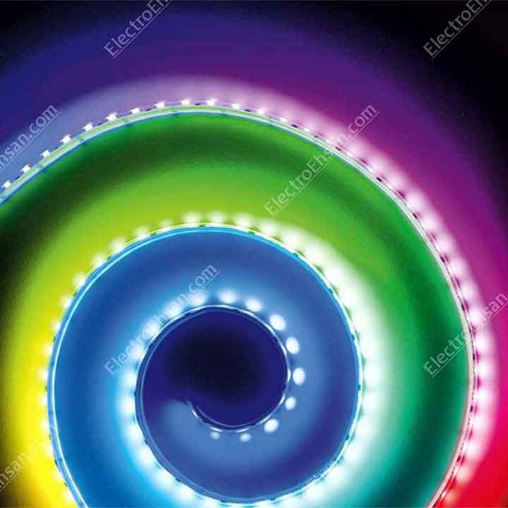 ریسه SMD LED RGB لوپ لایت تراشه 5050 تراکم 60 مدل LA-PS60 — تصویر ۲