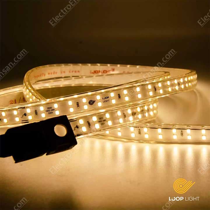 ریسه SMD LED لوپ لایت تراشه 2835 تراکم 180 مدل LA-P180 — تصویر ۴