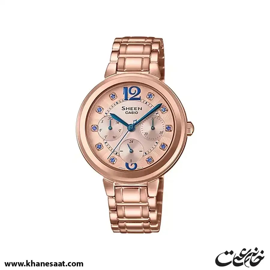 ساعت مچی زنانه کاسیو شین اصل مدل SHE-3048PG-7BUDR — تصویر ۲