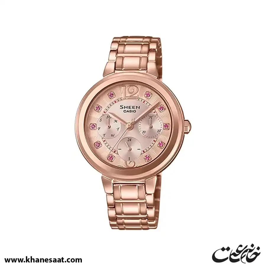 ساعت مچی زنانه کاسیو شین اصل مدل SHE-3048PG-4BUDR — تصویر ۲