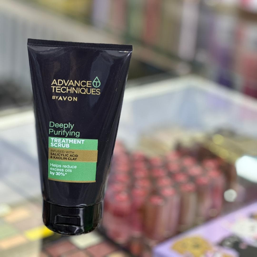 اسکراب ضد چربی کف سر Avon Advance Techniques مدل Deeply Purifying آوون