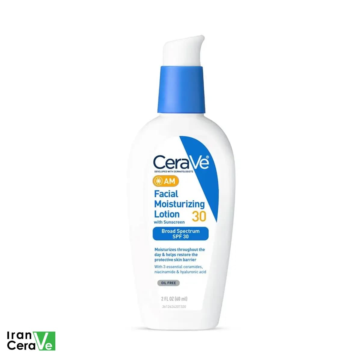 لوسیون مرطوب کننده ضد آفتاب روز سراوی CeraVe SPF 30 حجم 89 میل — تصویر ۲