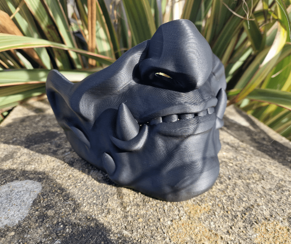 ماسک سه بعدی مدل اونی (Oni Mask) کد04 — تصویر ۲