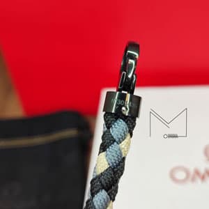 دستبند امگا کنفی رنگی قفل مشکی مستر OMEGA BRACELET — تصویر ۲