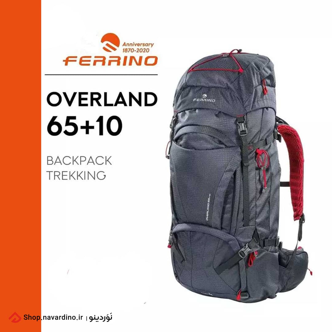 کوله پشتی فرینو OVERLAND 65+10 — تصویر ۲
