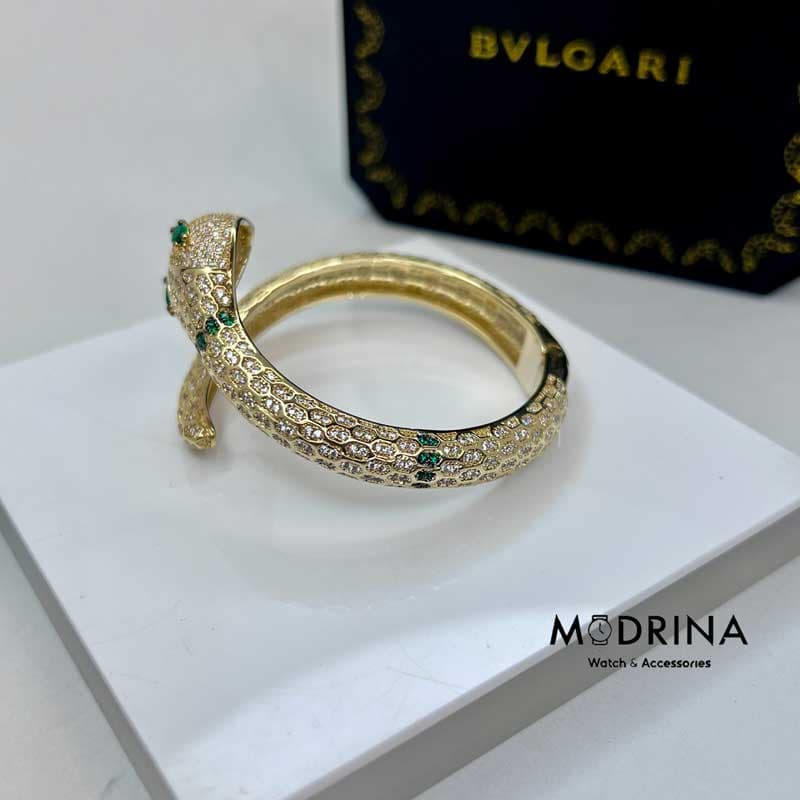 دستبند مار طلایی بولگاری (Bvlgari) — تصویر ۷