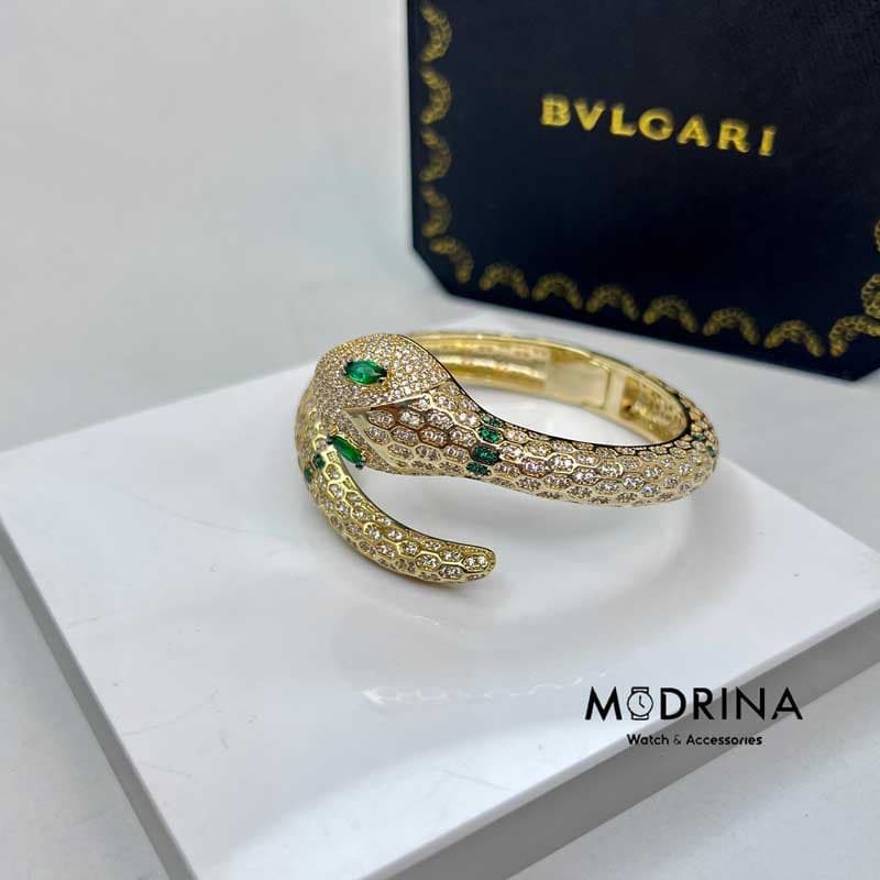 دستبند مار طلایی بولگاری (Bvlgari) — تصویر ۴