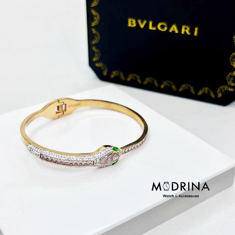 دستبند مار زرگلد بولگاری (Bvlgari)