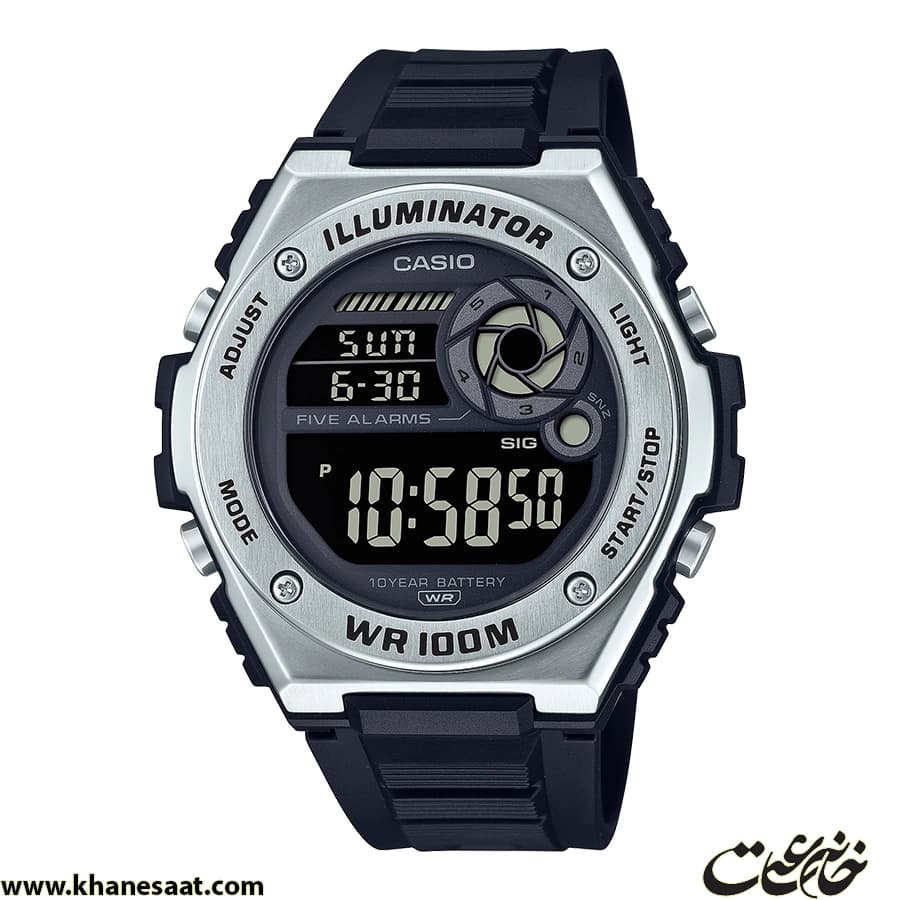 ساعت مچی مردانه کاسیو اصل مدل MWD-100H-1BVDF — تصویر ۷