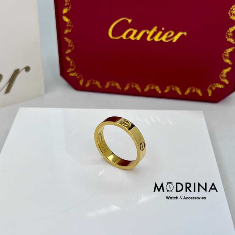 انگشتر لاو کارتیه طلایی مستر Cartier