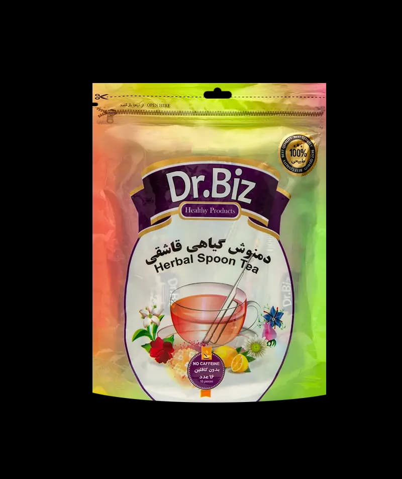 دمنوش گياهی قاشقی -۱۶ عددی دکتر بیز